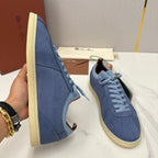 Cream Leather Cupsole Low-Top - Men's