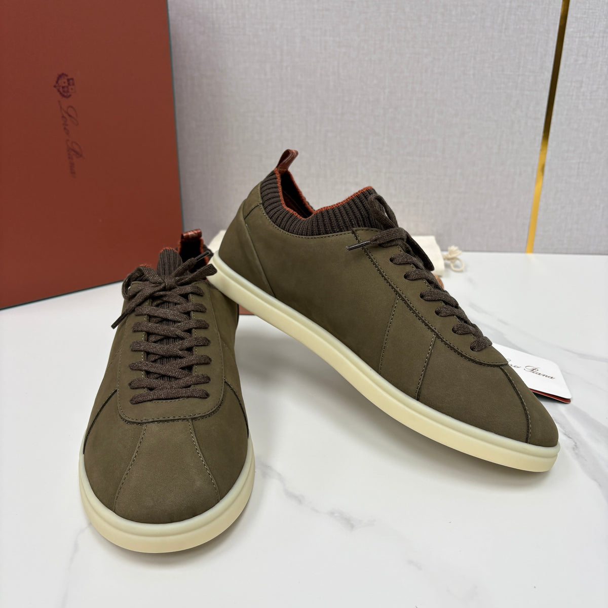 Black Suede Cupsole Low-Top - Men's