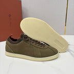 Black Suede Cupsole Low-Top - Men's