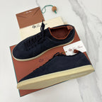 Cream Leather Cupsole Low-Top - Men's