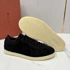 Black Suede Cupsole Low-Top - Men's