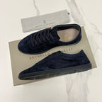 Marineblaue Wildleder-Cupsole-Sneaker Low-Top – Herren