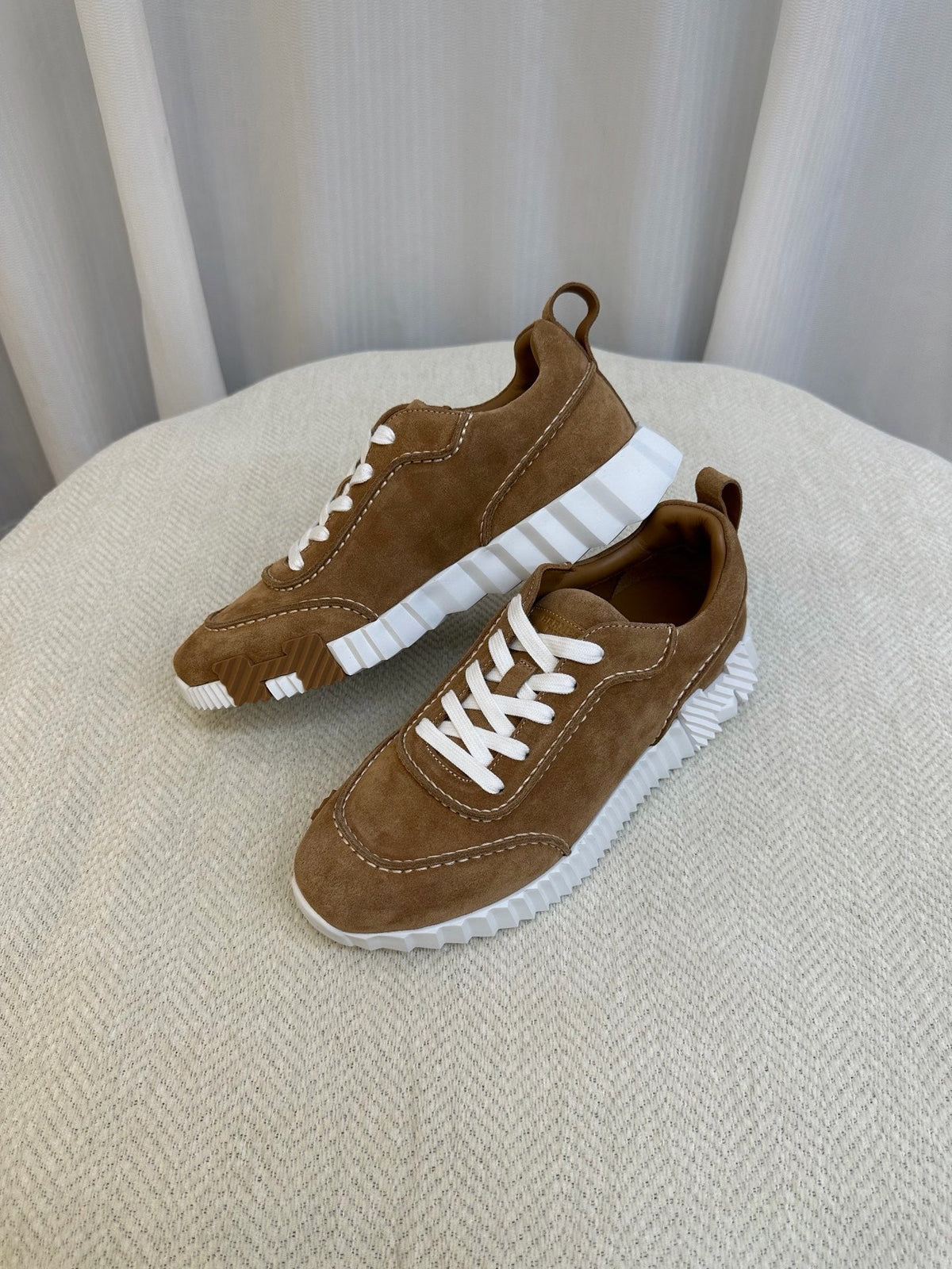 Black Knit Contrast Sole Runner - Men's