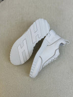Black Knit Contrast Sole Runner - Men's
