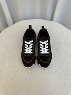 Olivfarbener Wildleder-Tonal-Sneaker – Herren
