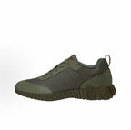 Olivfarbener Wildleder-Tonal-Sneaker – Herren