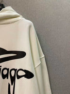 Grauer Baumwoll-Grafik-Pullover – Herren