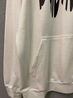 Grauer Baumwoll-Grafik-Pullover – Herren