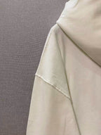Grauer Baumwoll-Grafik-Pullover – Herren