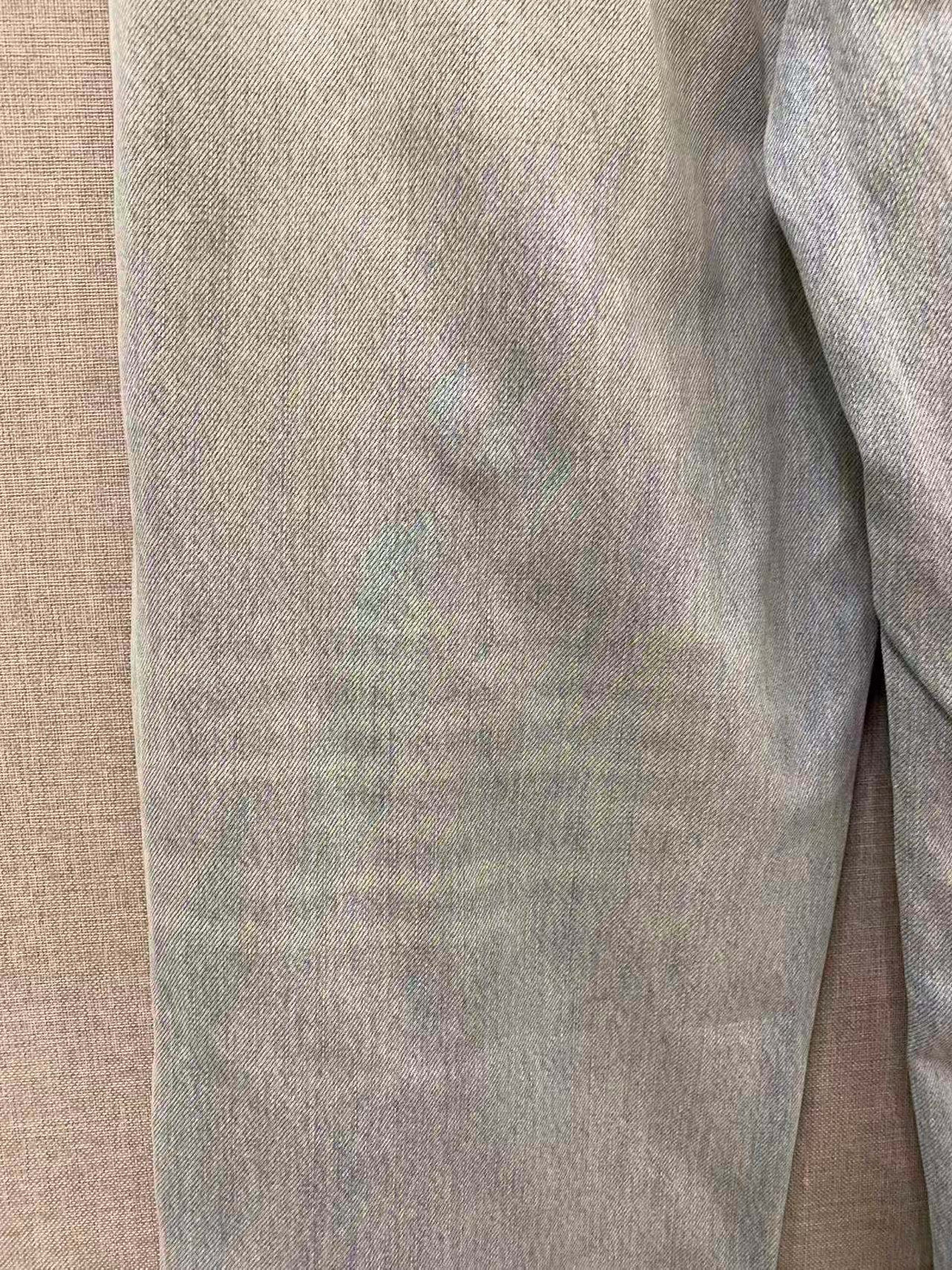 Blaue Jeans, Used-Look, weites Bein – Herren