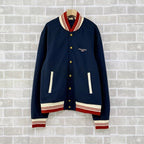 Marineblaue Varsity-Jacke – Herren