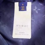 Marineblaue Varsity-Jacke – Herren
