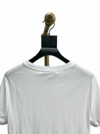Black Cotton Small Text Short-Sleeve - Men's