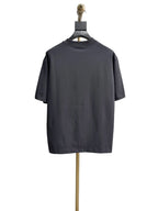 Graues Kurzarm-T-Shirt aus Baumwolle – Herren