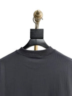 Graues Kurzarm-T-Shirt aus Baumwolle – Herren