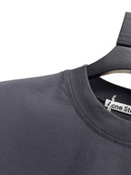 Graues Kurzarm-T-Shirt aus Baumwolle – Herren