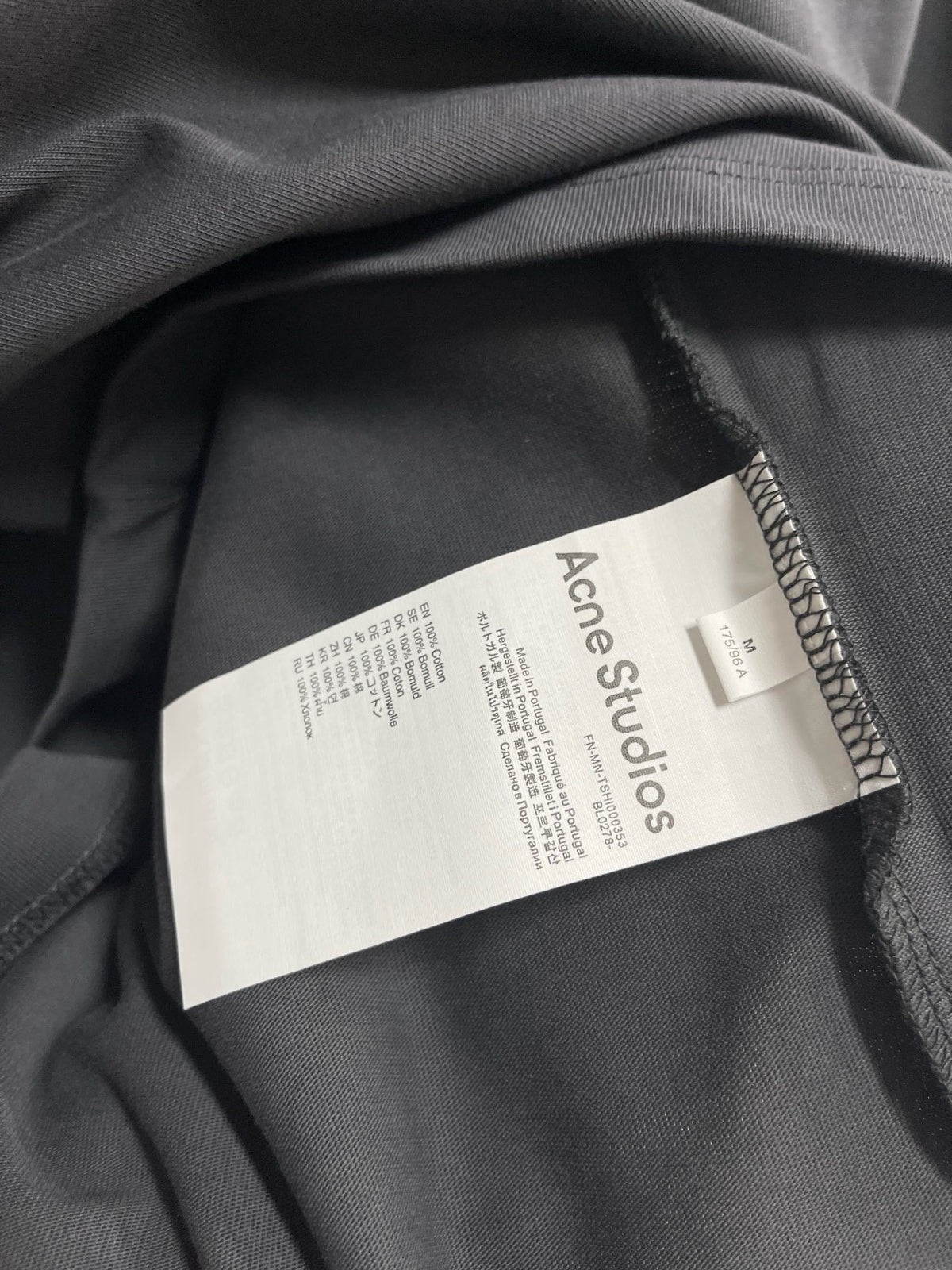 Graues Kurzarm-T-Shirt aus Baumwolle – Herren