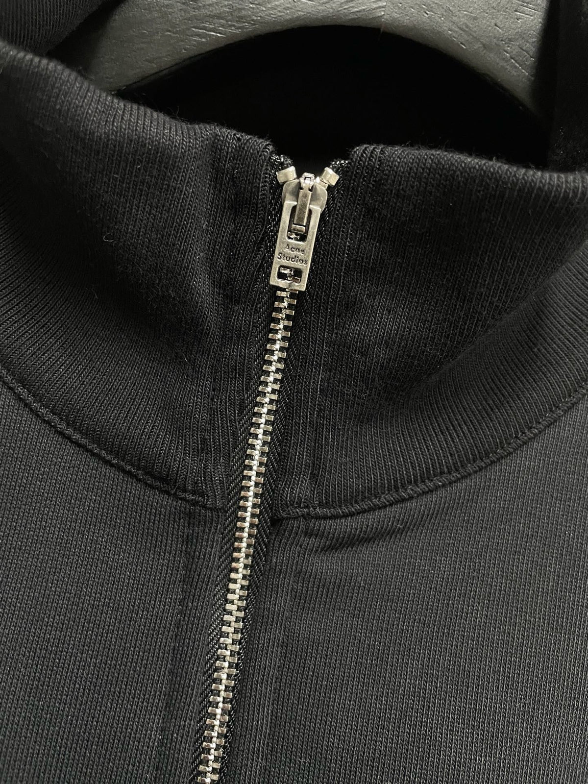Black Wool Plain Bomber - Men's