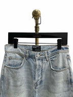 Blue Denim Distressed Straight - Herren
