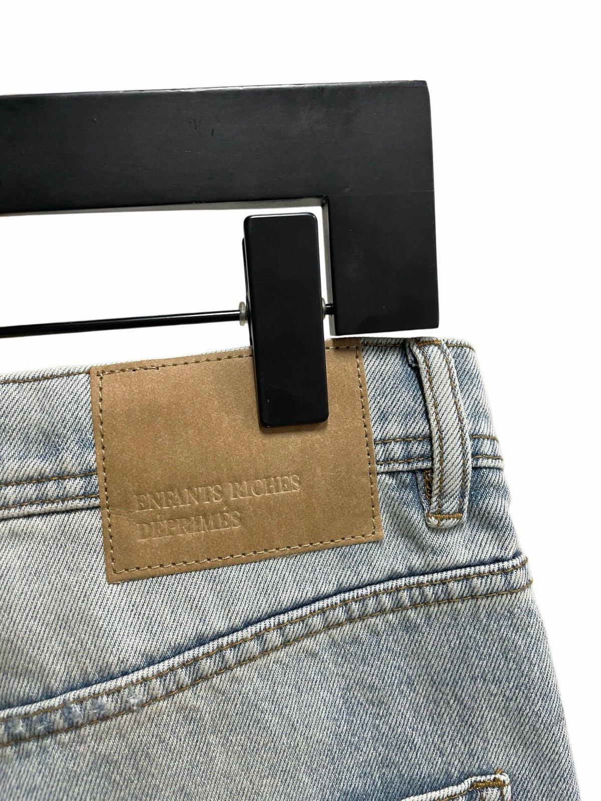 Blue Denim Distressed Straight - Herren