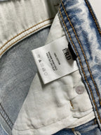 Blue Denim Distressed Straight - Herren