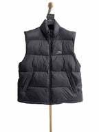 Schwarze Steppweste aus Nylon – Herren
