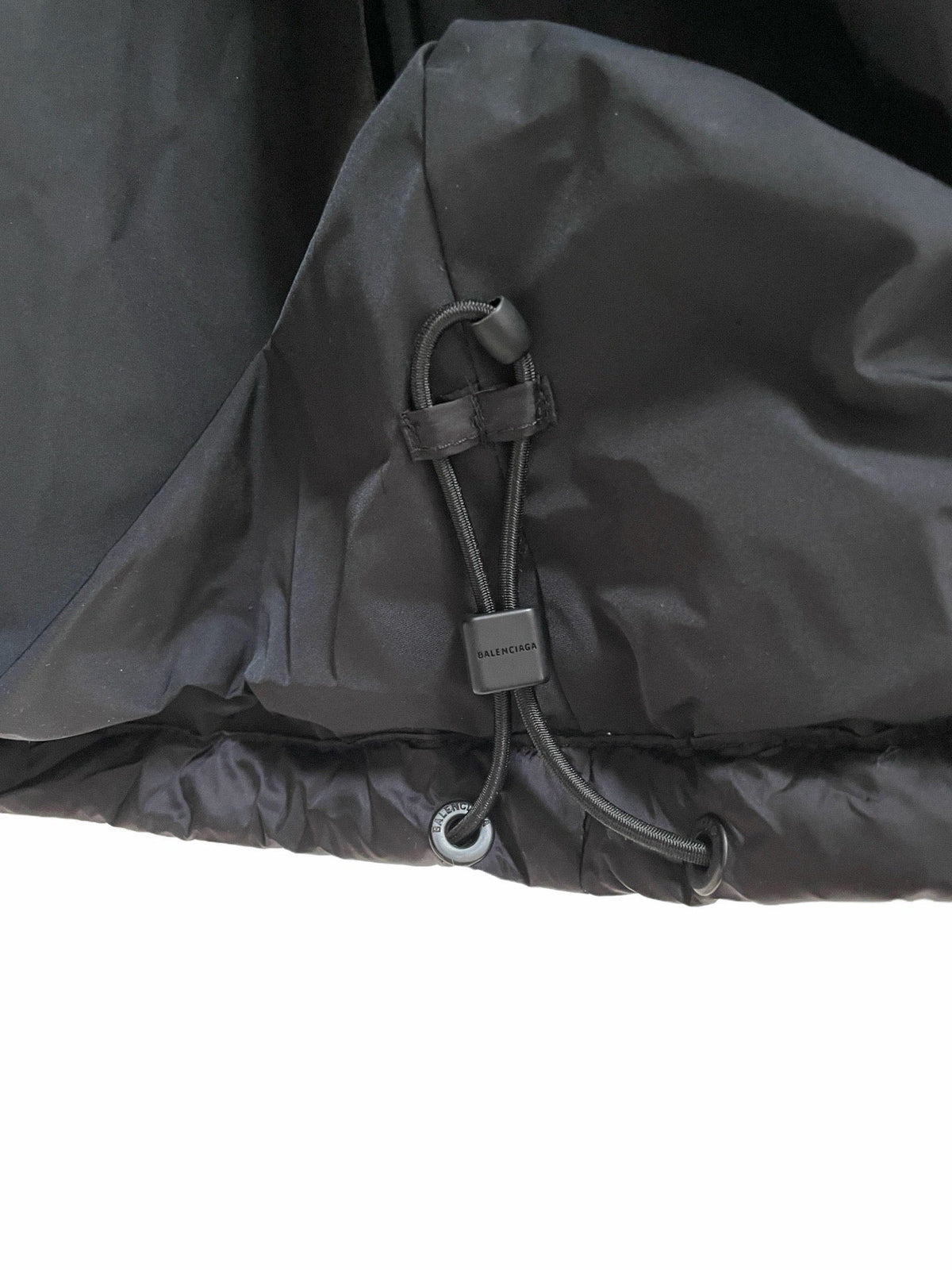 Schwarze Steppweste aus Nylon – Herren