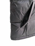 Schwarze Steppweste aus Nylon – Herren