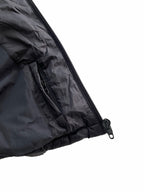 Schwarze Steppweste aus Nylon – Herren