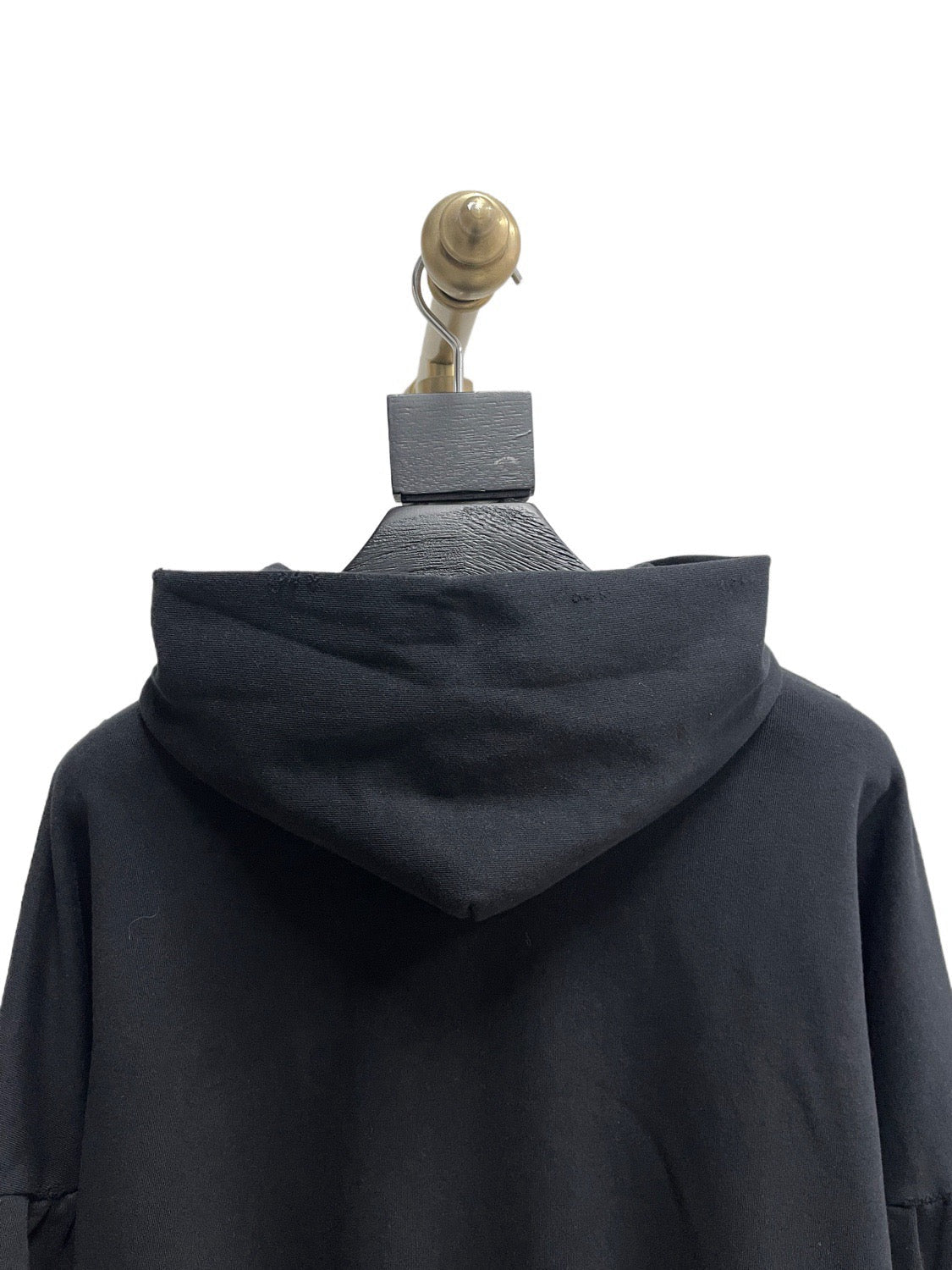 Schwarzer Baumwollpullover mit Grafik – Herren