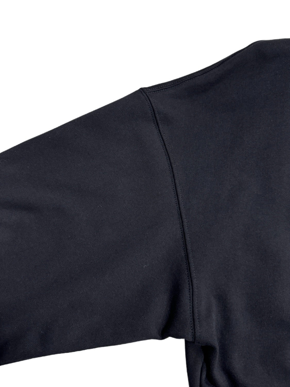 Schwarzer Baumwoll-Grafikpullover für Herren