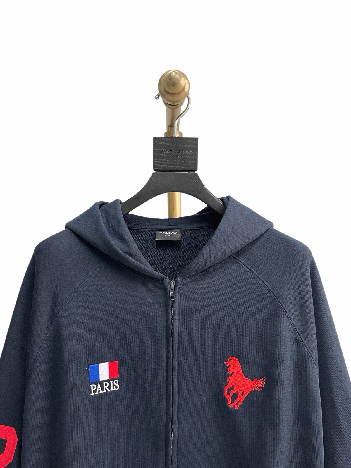Navy Cotton Patch Zip-Through - Men's