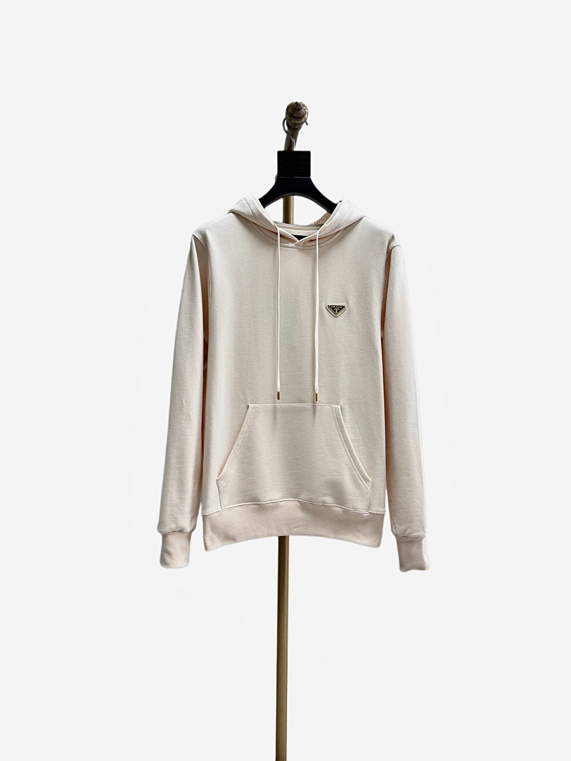 Schwarze Baumwoll-Logo-Reißverschlussjacke – Herren
