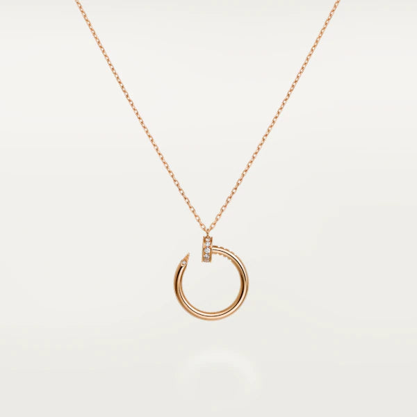 Juste Necklace Rose Gold – LUX VERSE Luxury Designer Fashion Outlet
