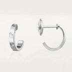 Love Earrings 2.65mm Silver – LUX VERSE Luxury Designer Fashion Outlet