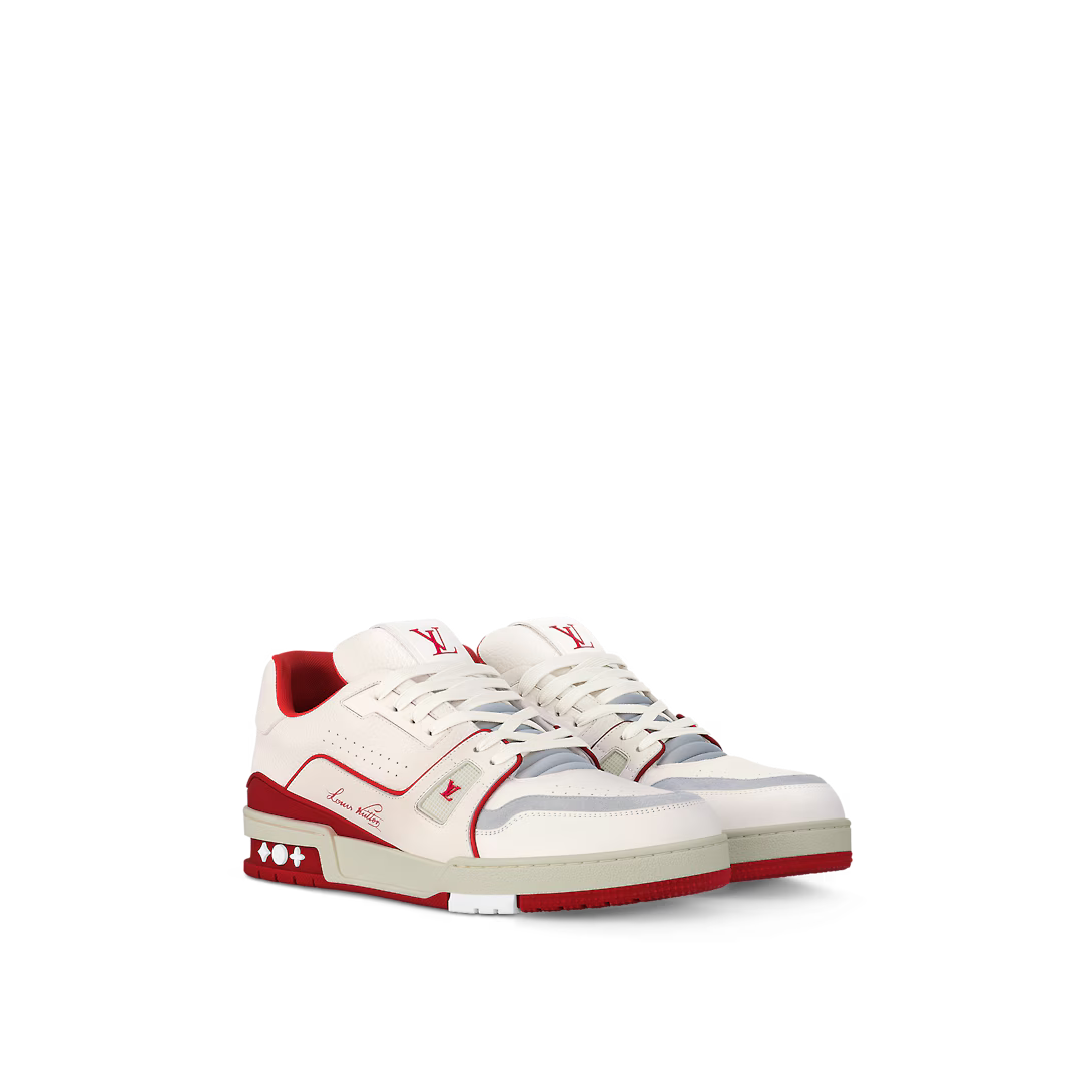 Trainer Velocity Sneaker – this version of the Trainer sneaker is crafted from grained calf leather in – LUX VERSE Luxury Designer Fashion Outlet