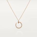 Juste Necklace Rose Gold Diamonds – LUX VERSE Luxury Designer Fashion Outlet