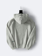 Grauer Baumwoll-Logo-Pullover - Herren