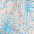 White Cotton Web Print Joggers – Herren