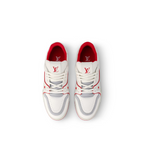Trainer Velocity Sneaker – grained calf leather 7 hours of stitching for one pair Rubber outsole Initials on – LUX VERSE Luxury Designer Fashion Outlet