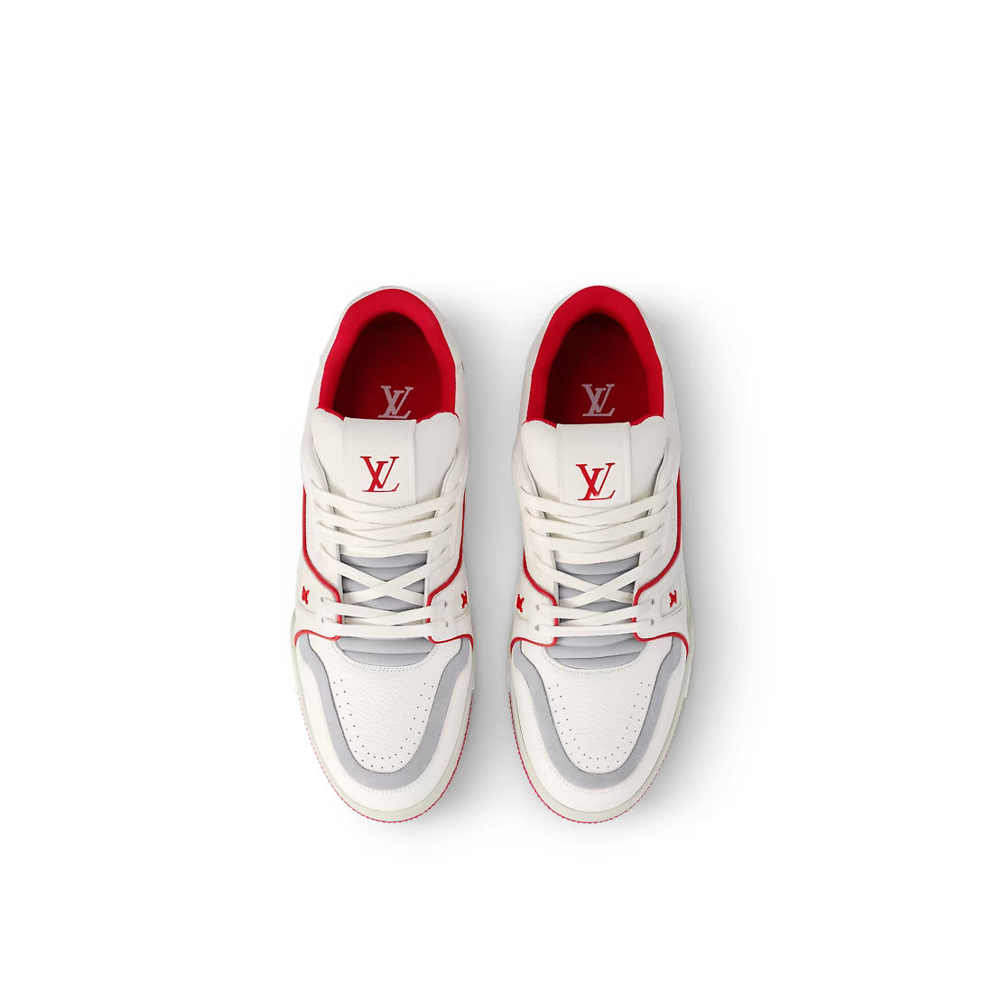 Trainer Velocity Sneaker – grained calf leather 7 hours of stitching for one pair Rubber outsole Initials on – LUX VERSE Luxury Designer Fashion Outlet