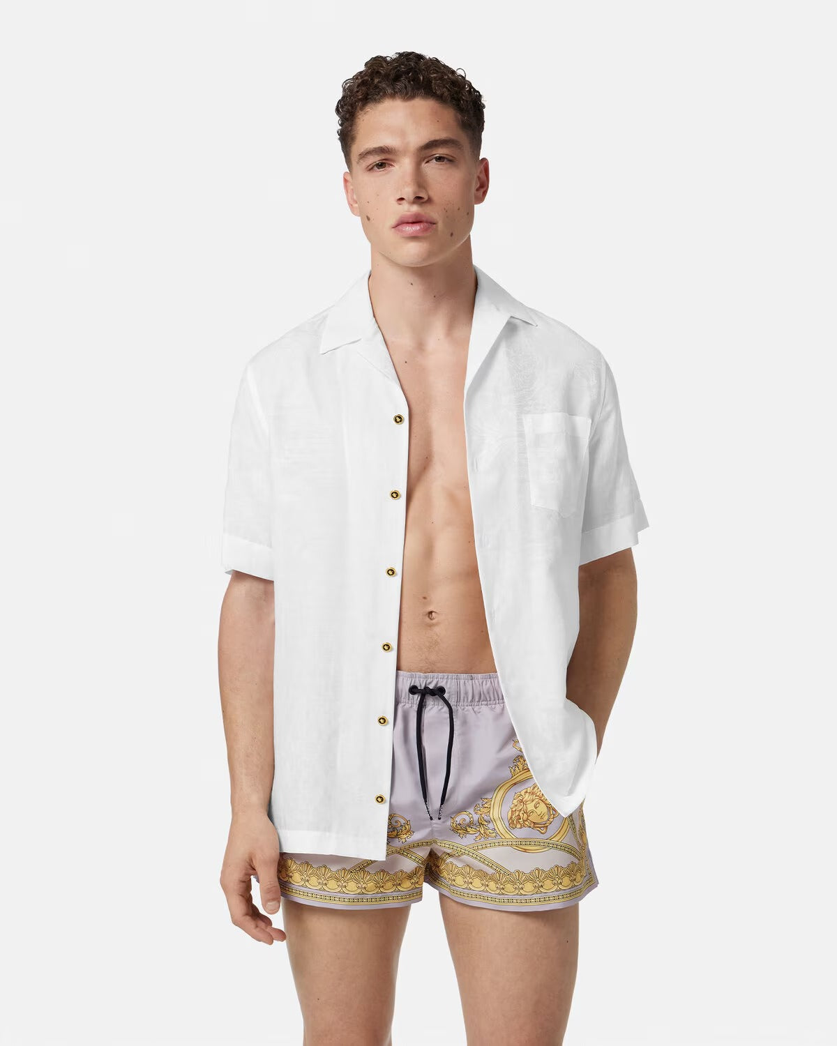 La Coupe Des Dieux Swim Shorts – for hygiene purposes we advise to try on this item with personal underwear underneath – LUX VERSE Luxury Designer Fashion Outlet