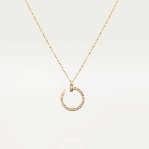 Juste Necklace Gold Diamonds – LUX VERSE Luxury Designer Fashion Outlet