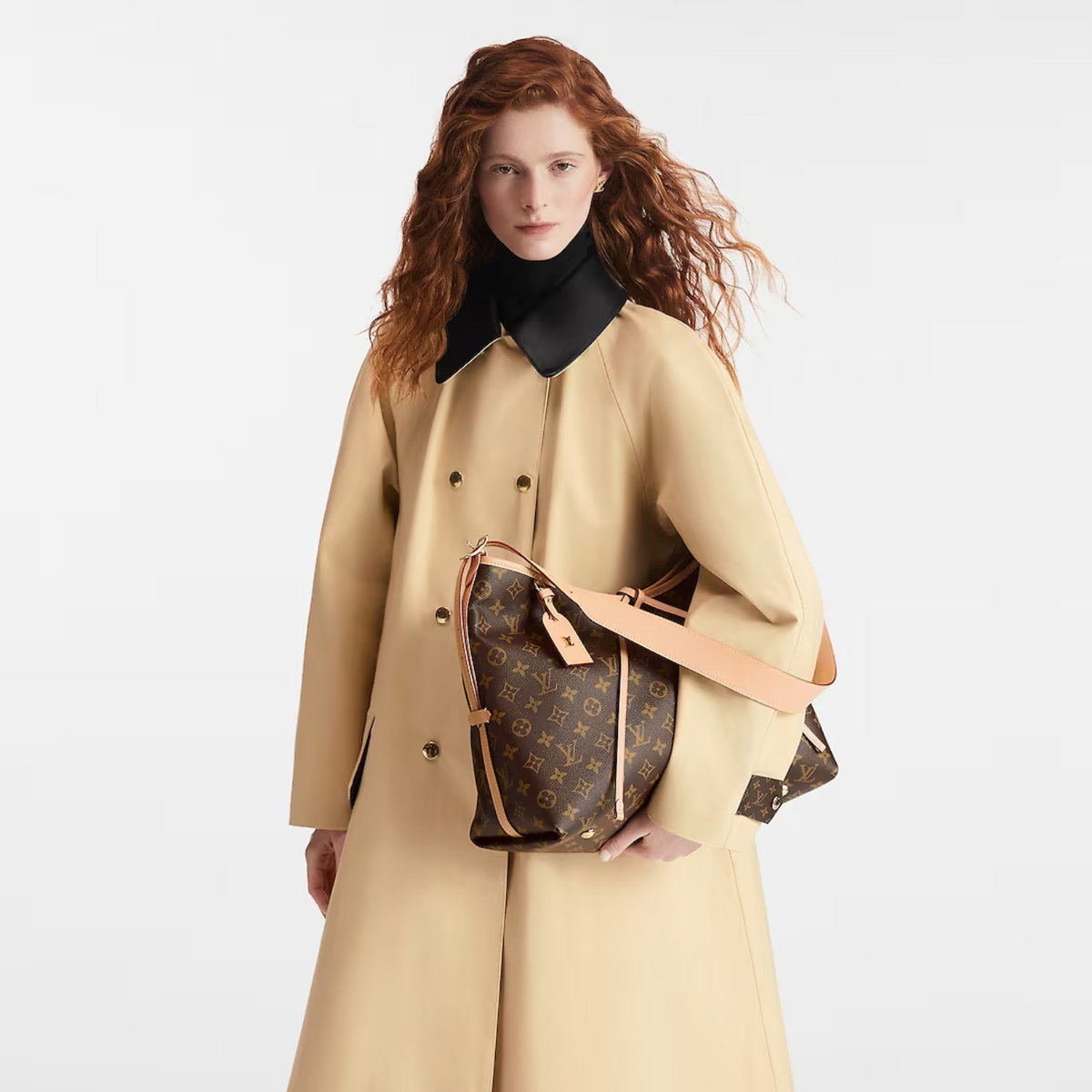 CarryAll MM – launches the CarryAll MM handbag in Monogram canvas with natural leather trim – LUX VERSE Luxury Designer Fashion Outlet