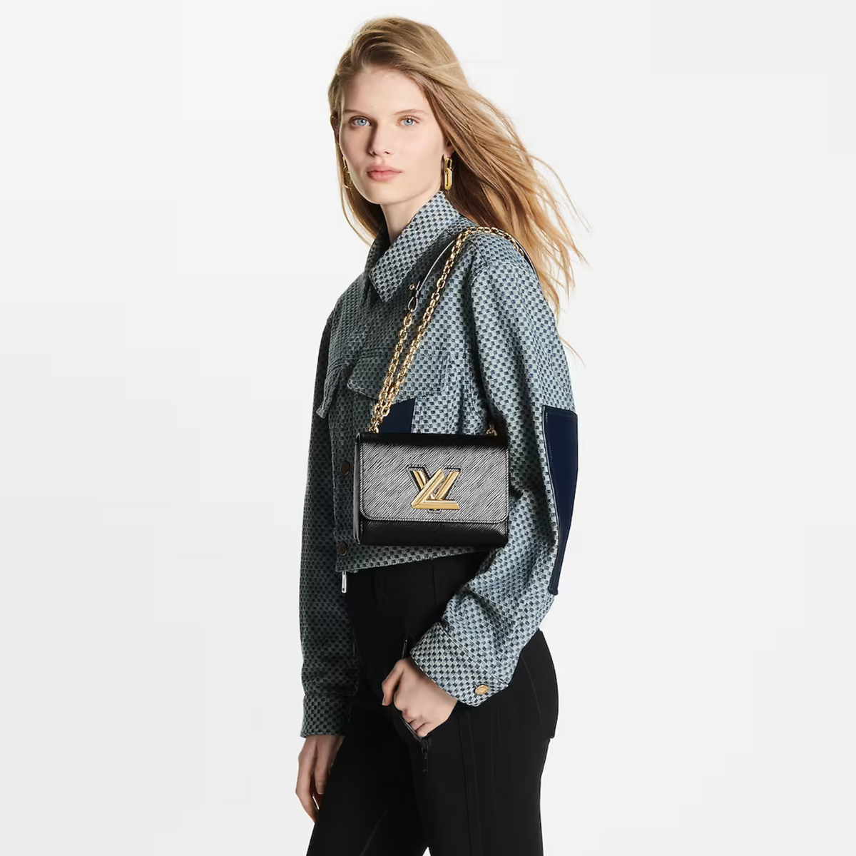 Twist PM Black – compact but surprisingly roomy thanks to the cleverly designed “wave” base, this – LUX VERSE Luxury Designer Fashion Outlet