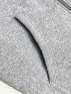 Navyfarbene Baumwoll-Zip-Jacke mit Logo – Herren