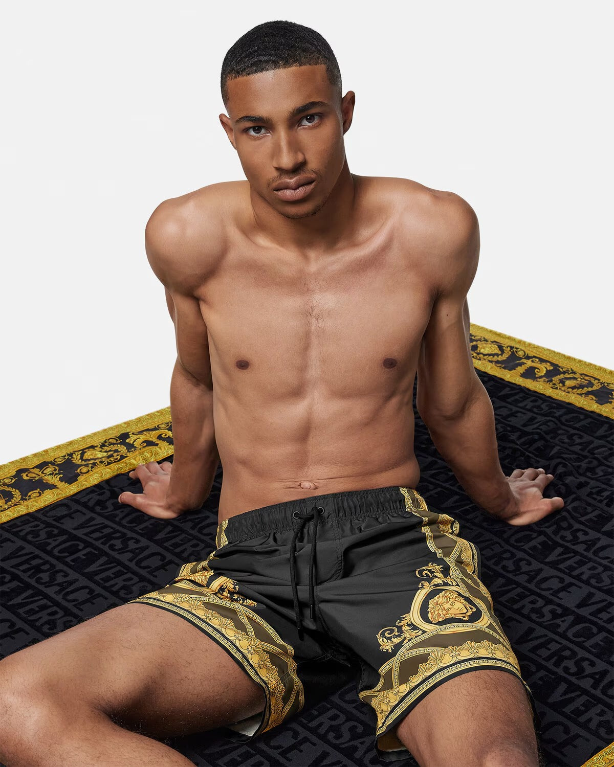 La Coupe Des Dieux Boardshorts – for hygiene purposes we advise to try on this item with personal underwear underneath – LUX VERSE Luxury Designer Fashion Outlet