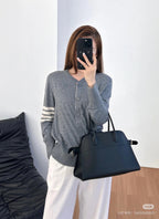 4-Bar Cardigan Navy Knit - Men's