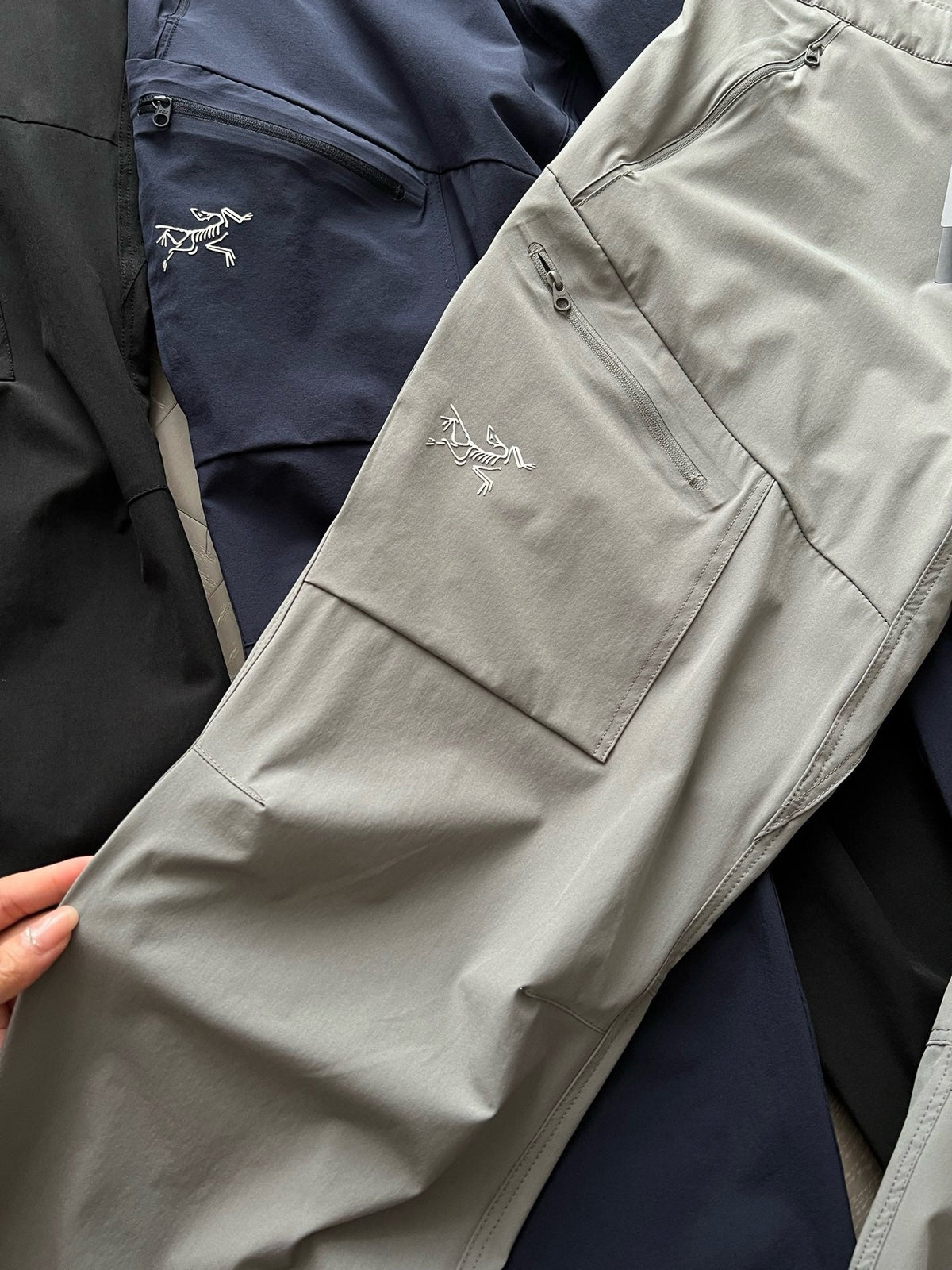 Black Nylon Technical Cargo - Men's
