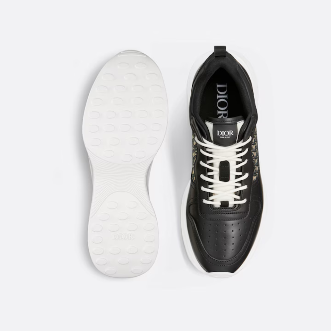 B25 Runner Sneaker – crafted in smooth calfskin, the design is enhanced by iconic tonal Oblique jacquard – LUX VERSE Luxury Designer Fashion Outlet